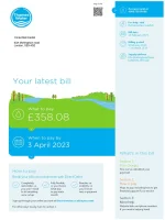 Thames Water Utility Bill - Custom Fake, Replica, Novelty Utility Bills