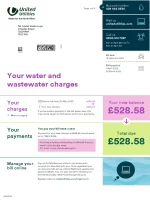 United Utilities Utility Bill - Custom Fake, Replica, Novelty Utility Bills