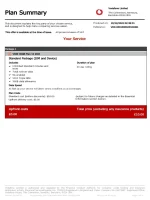 VOXI Utility Bill - Custom Fake, Replica, Novelty Utility Bills