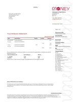 Virgin Money Bank Statement - Custom Fake, Replica, Novelty Bank Statements
