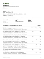Wise Bank Statement - Custom Fake, Replica, Novelty Bank Statements