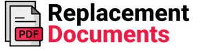Replacement Documents